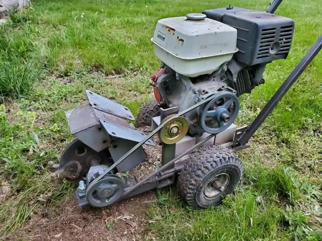 How to sharpen stump grinder teeth?